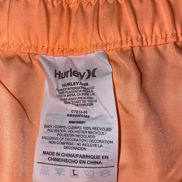 Hurley shorts / Brand New With Tags /so cute 🧡🧡 - Picture 3 of 5